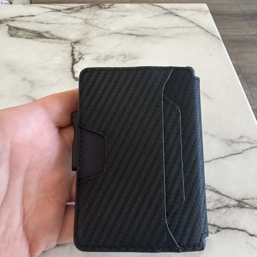 Black Carbon Fiber Money Clip
